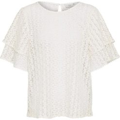 T-shirty damskie: Koszulka w kolorze kremowym