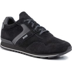 Sneakersy BOSS - Parkour 50422401 10223357 01 Black 001. Czarne sneakersy męskie Boss, na co dzień, bez wzorów, z zamszu, eleganckie, bez zapięcia. W wyprzedaży za 679,00 zł.