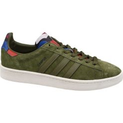 Adidas Campus BB0077 44 2/3 Zielone. Zielone buty sportowe męskie Adidas, ze skóry, bez zapięcia, adidas campus. W wyprzedaży za 299,99 zł.