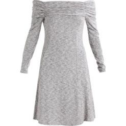 Sukienki: Dorothy Perkins Tall FOLDOVER BARDOT DRESS Sukienka letnia grey