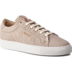 Sneakersy JOOP! - Coralie 4140004434 Taupe. Brązowe półbuty damskie JOOP!, na co dzień, bez wzorów, ze skóry, bez obcasa, na płaskiej podeszwie, bez zapięcia. W wyprzedaży za 429,00 zł.