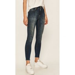 Only - Jeansy Blush. Niebieskie jeansy damskie ONLY, s, z aplikacjami, z elastanu. W wyprzedaży za 89,90 zł.