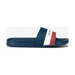 U.S. Polo Assn Aquarius Kapcie Niebieski. Niebieskie kapcie męskie U.S. Polo Assn., z materiału. Za 343,95 zł.