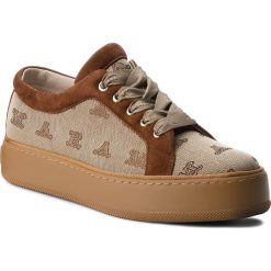 Sneakersy MAXMARA - MM90 45267387600 Cammello/Cuoio 001. Brązowe sneakersy damskie MaxMara, z materiału. Za 1639,00 zł.
