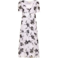 Sukienka codzienna MICHAEL Michael Kors Floral Georgette MS08ZK1EGE. Fioletowe sukienki damskie MICHAEL Michael Kors, na co dzień, s, bez wzorów, z wiskozy, bez kołnierzyka, bez rękawów, proste. Za 1079,00 zł.