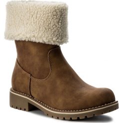 Buty zimowe damskie: Botki CLARA BARSON – WS722-30A Camel