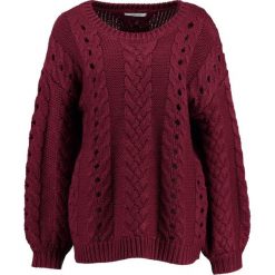 Swetry klasyczne damskie: Glamorous Sweter burgundy