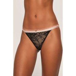 Emporio Armani - Brazyliany. Czarne majtki damskie s, z elastanu. Za 169,90 zł.