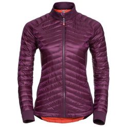 Odlo Kurtka damska Midlayer full zip HELIUM COCOON fioletowa r. L (527731). Fioletowe kurtki sportowe damskie marki Odlo, l. Za 436,18 zł.