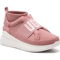 Sneakersy UGG - W Neutra Sneaker 1095097 W/Pdw. Różowe półbuty damskie Ugg, ze skóry. W wyprzedaży za 329,00 zł.