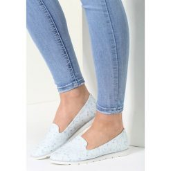 Niebieskie Lordsy Just Like You Baby. Niebieskie lordsy damskie marki vices, ze skóry, na płaskiej podeszwie. Za 59,99 zł.