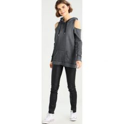 Bluzy damskie: Hollister Co. DESTROY Bluza z kapturem black