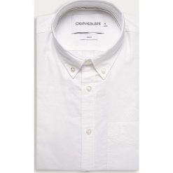 Calvin Klein Jeans - Koszula. Czarne koszule męskie Calvin Klein Jeans, s, bez wzorów, z bawełny, klasyczne, z klasycznym kołnierzykiem, z długim rękawem. Za 299,90 zł.