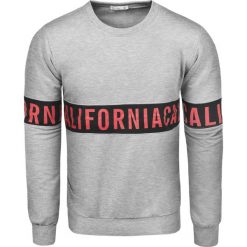 Bluza męska szara Recea. Szare bluzy męskie Recea, xl, z napisami, z bawełny, z kapturem, bez rękawów, bez kaptura. Za 49,99 zł.