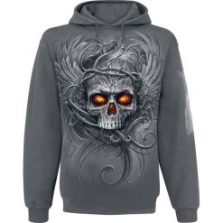 Bluzy męskie: Spiral Roots of Hell Bluza z kapturem szary