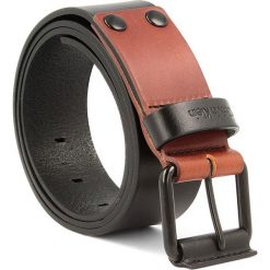 Pasek Męski CALVIN KLEIN - Julien Belt 90 K50K502295 001. Czarne paski męskie Calvin Klein, w paski, ze skóry. W wyprzedaży za 199,00 zł.
