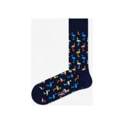 Happy Socks Flamingo Skarpetki Niebieski. Niebieskie skarpetki męskie Happy Socks, bez wzorów, z elastanu. Za 51,95 zł.