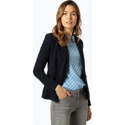 Tommy Hilfiger - Blezer damski, niebieski. Niebieskie bolerka i narzutki damskie TOMMY HILFIGER, bez wzorów, bez rękawów. Za 699,95 zł.