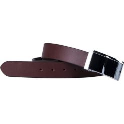 Pasek PAA0037418. Czerwone paski męskie Giacomo Conti, w paski, ze skóry, eleganckie. Za 119,00 zł.