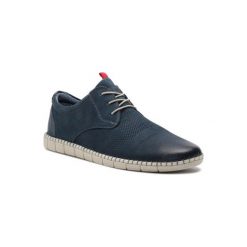 LASOCKI FOR MEN MI07-A765-A587-02. Niebieskie półbuty męskie ze skóry. Za 179,99 zł.