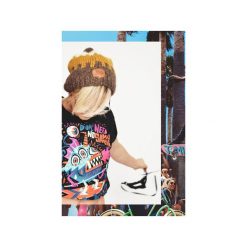 Gone Surfing Crop Top Black. Czarne topy damskie Don't need no samurai, s, bez wzorów, z bawełny, z okrągłym kołnierzem. Za 139,00 zł.