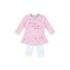Sukienki niemowlęce: Feetje Girls Komplet Sukienka & Leginsy bows rose