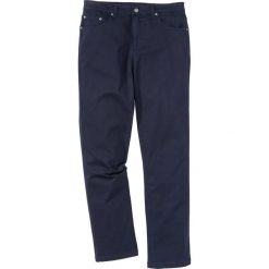 Spodnie ze stretchem Classic Fit Straight bonprix ciemnoniebieski. Niebieskie spodnie męskie bonprix, na co dzień, m, bez wzorów. Za 89,99 zł.