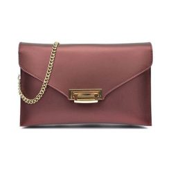 Torebki klasyczne damskie: Skórzana torebka w kolorze bordowym – (S)16 x (W)26 x (G)5 cm