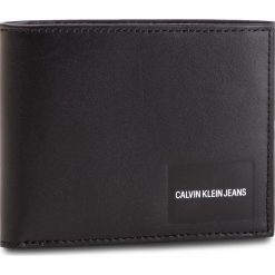 Duży Portfel Męski CALVIN KLEIN JEANS - Coated Canvas Billfold W Coin K40K400836 001. Czarne portfele męskie marki Calvin Klein Jeans, bez wzorów, z jeansu. Za 279,00 zł.