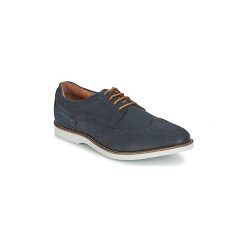 Derby Casual Attitude HARCHI. Niebieskie półbuty męskie marki Casual Attitude, na co dzień, bez wzorów, casualowe, bez zapięcia. Za 226,90 zł.