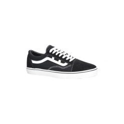 Trampki męskie: Buty Casu Czarne trampki sznurowane HR61263