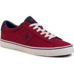 Tenisówki POLO RALPH LAUREN - Sayer 816799508002 Red. Czerwone półbuty męskie Polo Ralph Lauren, bez wzorów, z zamszu, bez zapięcia. Za 339,00 zł.