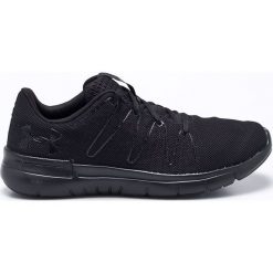 Under Armour - Buty Thrill 3. Czarne buty do biegania męskie marki Under Armour, z materiału, na sznurówki. W wyprzedaży za 199,90 zł.
