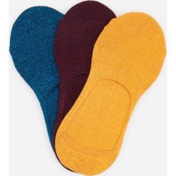 Skarpety stopki 3 pack - Żółty. Żółte skarpetki męskie Reserved, bez wzorów. Za 29,99 zł.