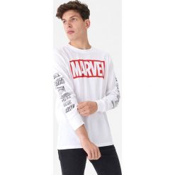 Koszulka z nadrukiem Marvel - Biały. Białe koszulki męskie House, s, z nadrukiem, bez kołnierzyka, bez rękawów. Za 69,99 zł.