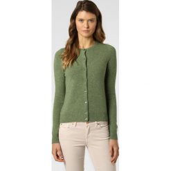 Marie Lund - Kardigan damski z wełny merino, zielony. Zielone swetry damskie Marie Lund, xxl, bez wzorów, z wełny. Za 149,95 zł.