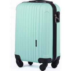 PODRĘCZNA WALIZKA KABINOWA S ABS LIGHT GREEN. Zielone walizki Solier, bez wzorów, z gumy. Za 129,00 zł.