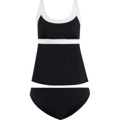 Tankini (2 części) bonprix czarno-beżowy. Czarne bikini marki bonprix. Za 74,99 zł.