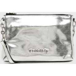 Calvin Klein - Torebka Fold. Szare torebki klasyczne damskie Calvin Klein. Za 449,90 zł.