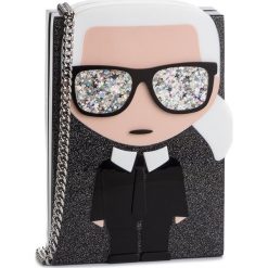 Torebka KARL LAGERFELD - 86KW3115 Black. Czarne torebki klasyczne damskie marki KARL LAGERFELD, bez wzorów, z tworzywa sztucznego, wizytowe, bez dodatków. Za 799,00 zł.