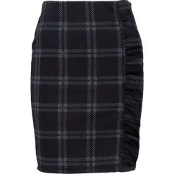 Spódniczki: Dorothy Perkins CHECK RUFLE MINI Spódnica ołówkowa black