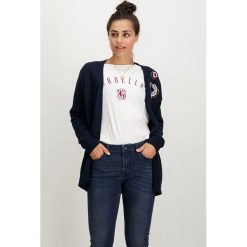 Kardigan w kolorze granatowym. Niebieskie kardigany damskie Garcia, xs, z haftami, ze splotem. W wyprzedaży za 128,95 zł.