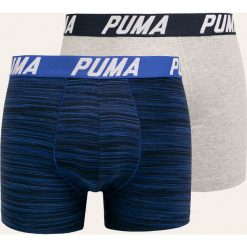 Puma - Bokserki (2-pack). Czarne bokserki męskie Puma, s, bez wzorów, z elastanu. Za 79,90 zł.