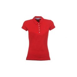 Koszulki polo z krótkim rękawem Tommy Hilfiger NEW CHIARA. Czerwone koszulki damskie s, polo. W wyprzedaży za 215,20 zł.
