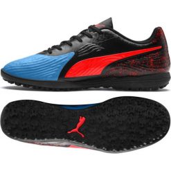 Buty piłkarskie Puma PUMA One 19.4 Tt M 105495 01. Czerwone buty sportowe męskie Puma, z materiału, na sznurówki, do piłki nożnej. W wyprzedaży za 229,00 zł.