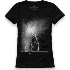 T-shirt damski UNDERWORLD Storm. Czarne koszulki damskie Underworld, l, bez wzorów, z bawełny, bez kołnierzyka, bez rękawów. Za 69,99 zł.