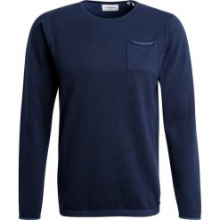 Swetry klasyczne męskie: Lindbergh Sweter dark blue