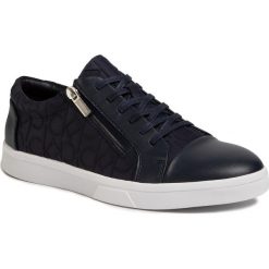 Sneakersy CALVIN KLEIN - Ibrahim F0875 Dark Navy. Niebieskie sneakersy męskie Calvin Klein, bez zapięcia. Za 669,00 zł.