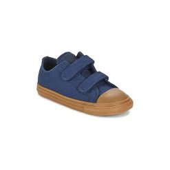 Buty Dziecko Converse CHUCK TAYLOR ALL STAR II 2V - OX. Niebieskie trampki chłopięce Converse, bez wzorów, retro, bez zapięcia. Za 111,20 zł.