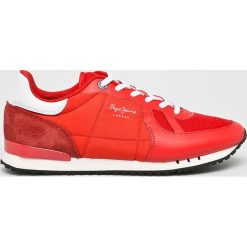 Pepe Jeans - Buty Tinker Hr. Szare buty sportowe męskie Pepe Jeans, z jeansu, bez zapięcia. W wyprzedaży za 199,90 zł.